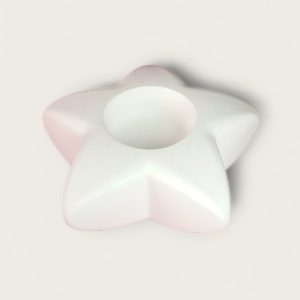 Dekorativni svijećnjak držač lučice ručno izrađen od kvalitetnog gipsa za modeliranje , prigodan za božičnu dekoraciju