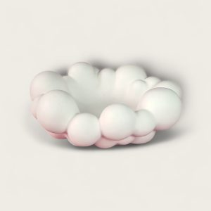 Dekorativna zdjela i držač lučice urađena je od kvalitetnog gipsa, pogodna za držanje sitnih predmeta. Posebno je lijepi primjerak za izradu mirisne pijesak svijeće i držanje lučice